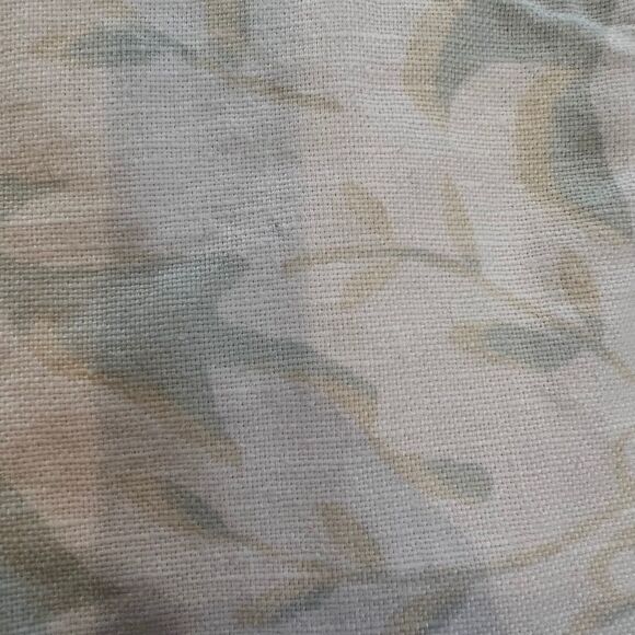 GAP Women's 12 seafoam green with cream damask print flat front zip up s… - Picture 2 of 9